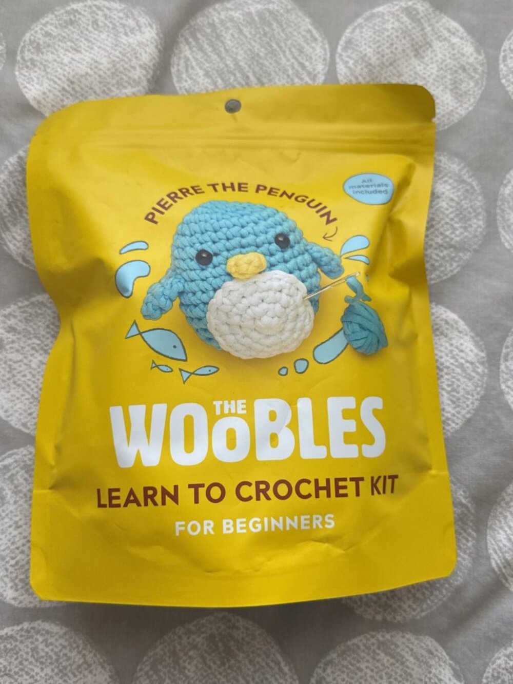 NWT The Woobles Pierre the Penguin Crochet Kit